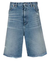 Maison Margiela Ausgeblichene Jeans-Bermudas Blau