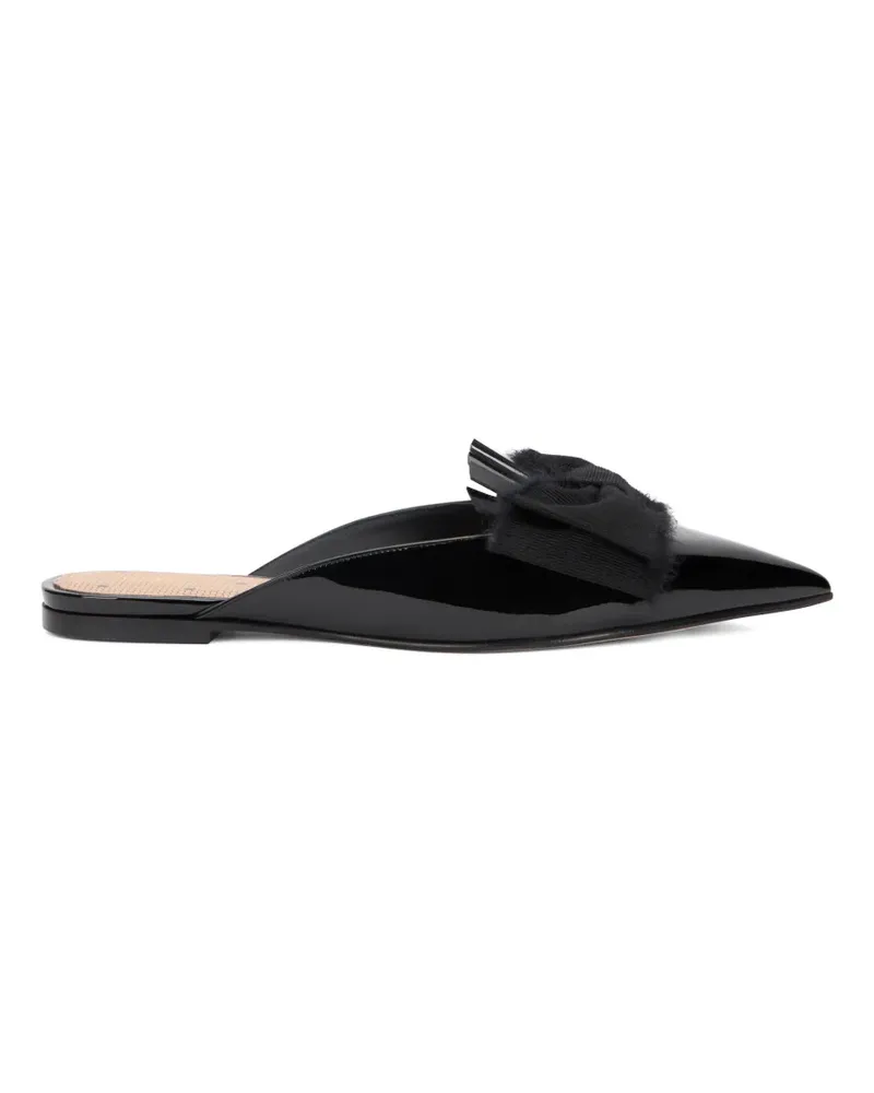 RED Valentino bow slip-on loafers - Schwarz Schwarz