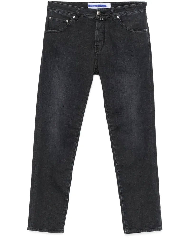 Jacob Cohën Jeans mit Einstecktuch - Schwarz Schwarz