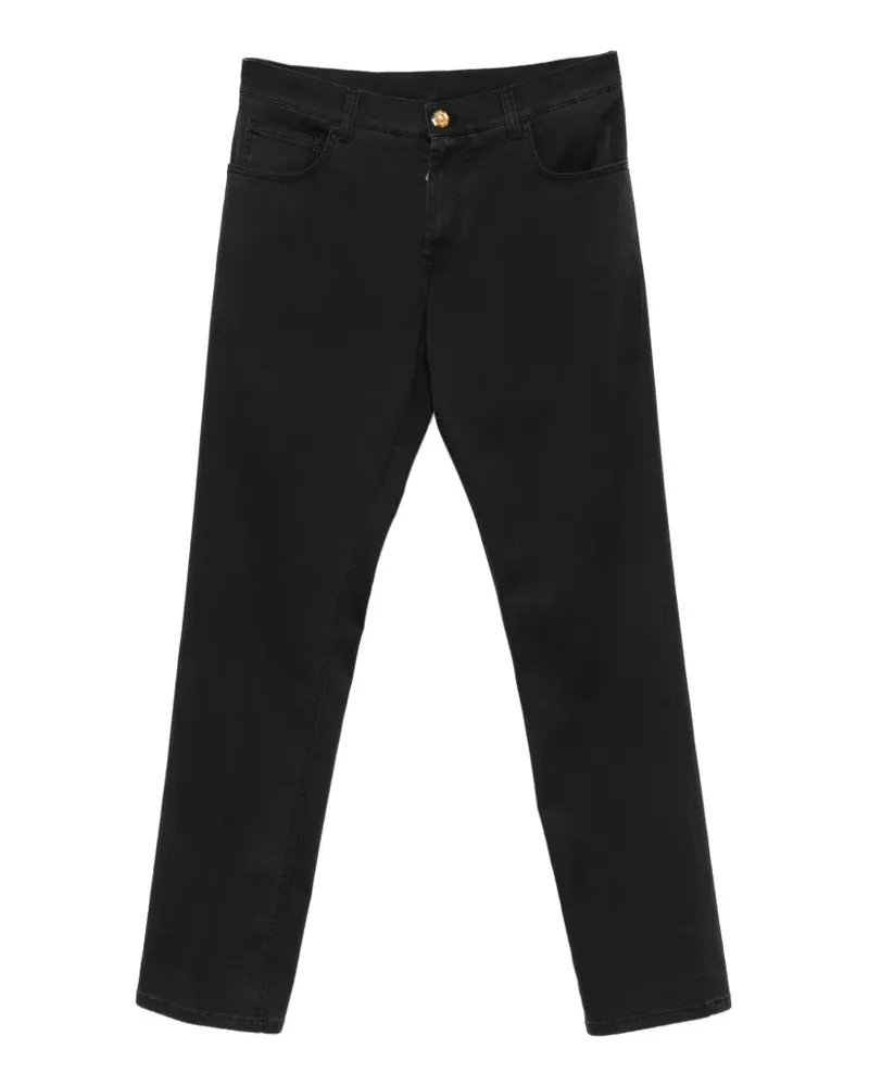 Stefano Ricci logo-plaque jeans - Schwarz Schwarz
