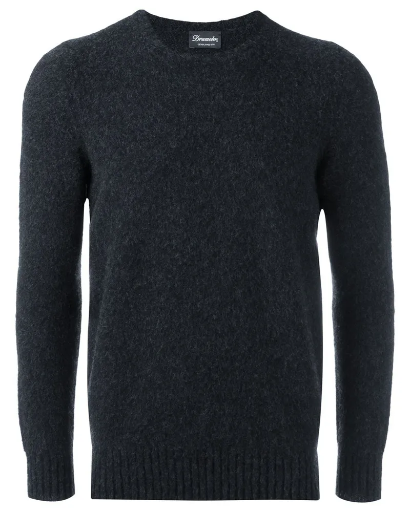Drumohr  Pullover mit Rundhalsausschnitt - Schwarz Schwarz