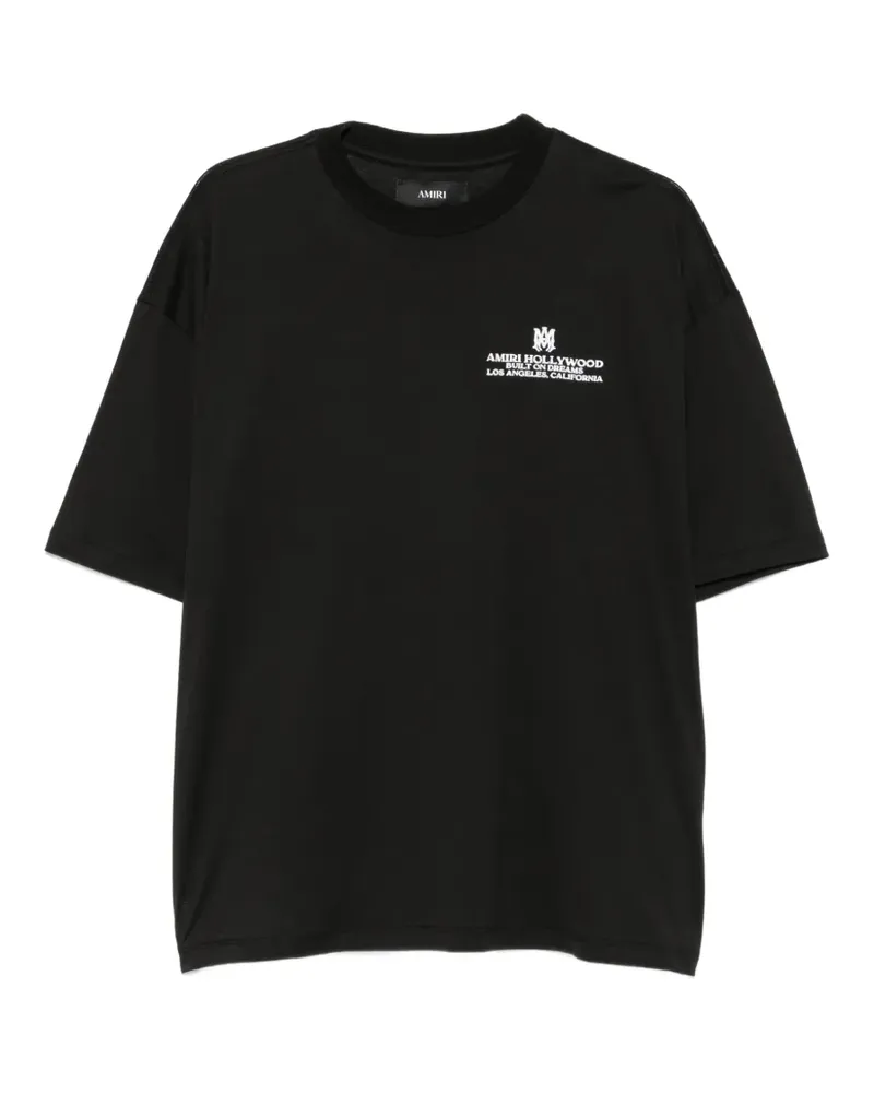Amiri Built on Dreams logo-print T-shirt - Schwarz Schwarz