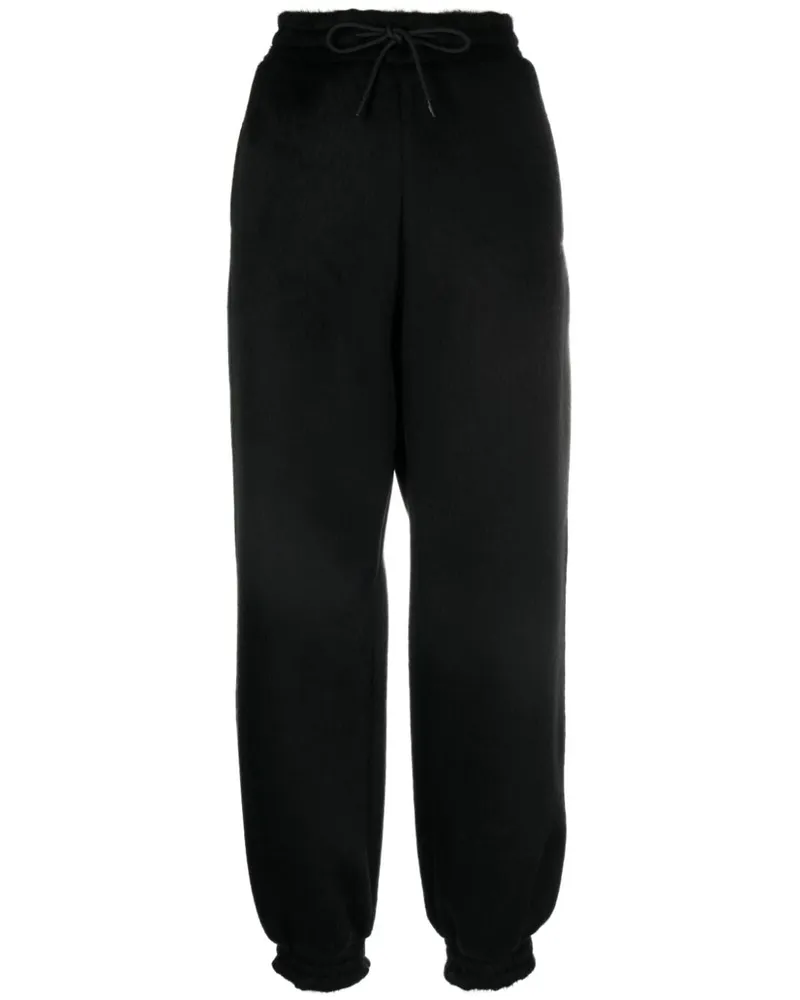 MSGM Tapered-Hose mit Logo - Schwarz Schwarz