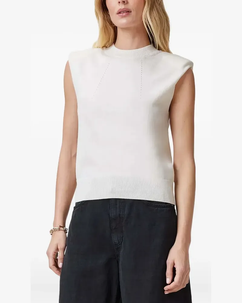 AllSaints Kayla Top - Weiß Weiß