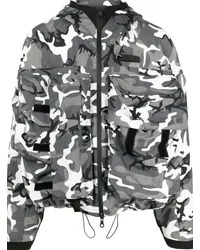 Mostly Heard Rarely Seen Bestickte Jacke mit Camouflage-Print Mehrfarbig