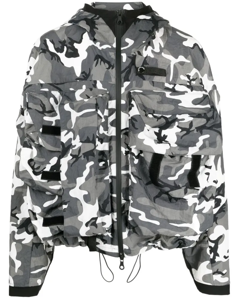 Mostly Heard Rarely Seen Bestickte Jacke mit Camouflage-Print Mehrfarbig