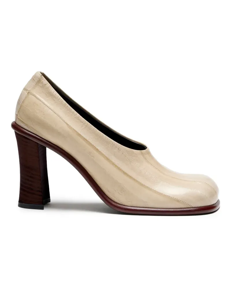 Proenza Schouler Esme Pumps aus Aal 90mm - Nude Nude