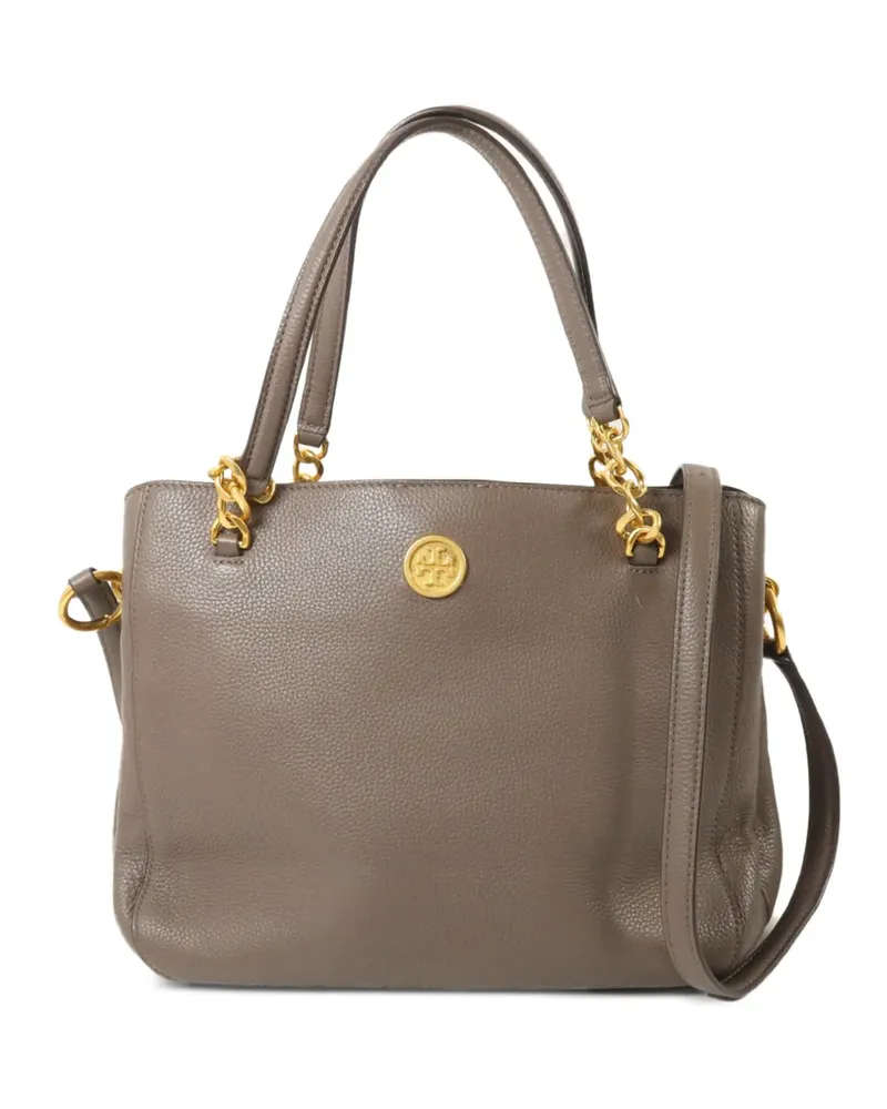 Tory Burch Carson Tote Bag mit Kette - Grau Grau