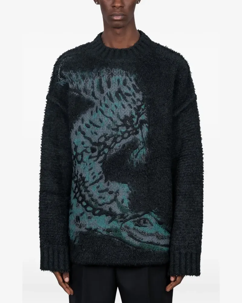Lacoste crew-neck sweater - Schwarz Schwarz