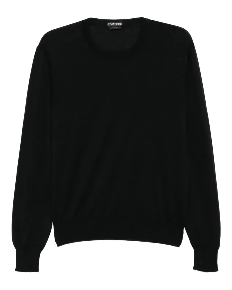 Tom Ford T-Shirt mit rundem Ausschnitt - Schwarz Schwarz