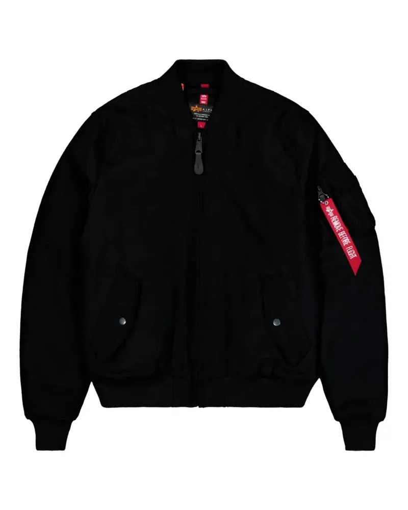 Alpha Industries MA-1 Bomberjacke - Schwarz Schwarz