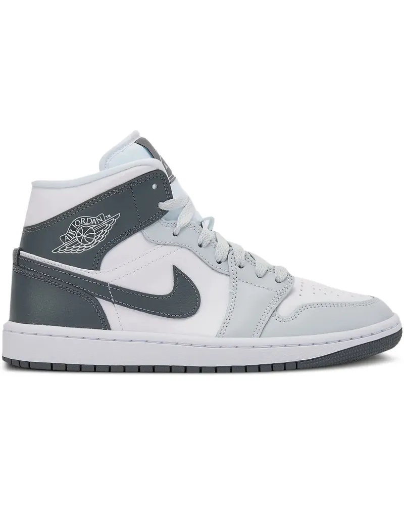 Jordan Mid  1 Sneakers - Weiß Weiß