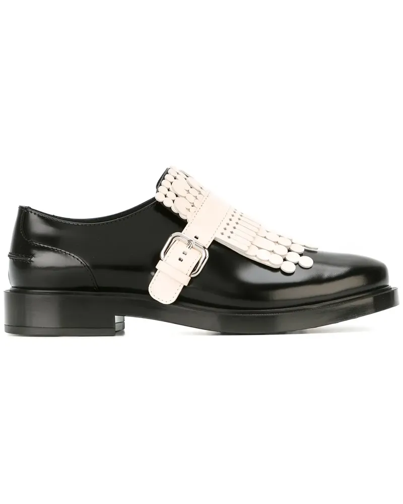 TOD'S Loafer mit Fransen - Schwarz Schwarz