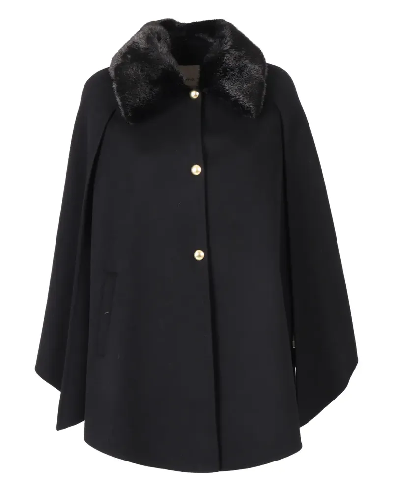 Ermanno Scervino Geknöpftes Cape - Schwarz Schwarz