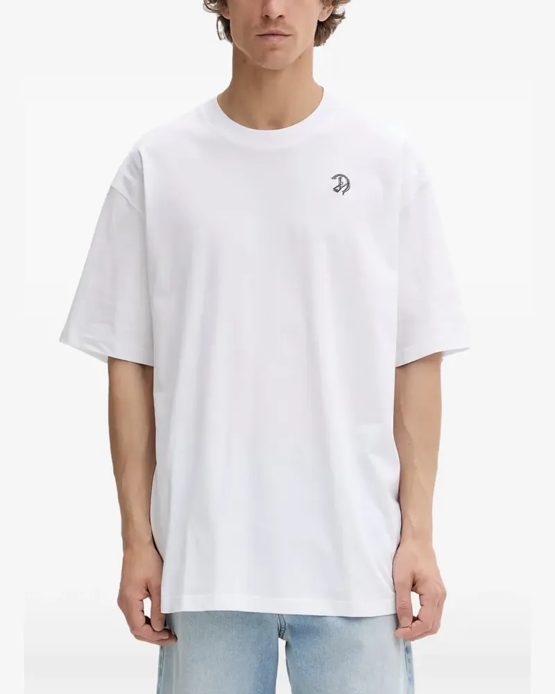 Diesel T-Shirt mit grafischem Print - Weiß Weiß