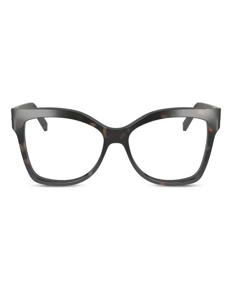 Karl Lagerfeld Cat-Eye-Brille in Schildpattoptik - Braun Braun