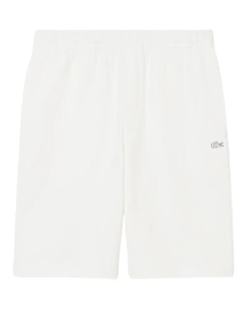 Lacoste logo-embroidered drawstring shorts - Weiß Weiß