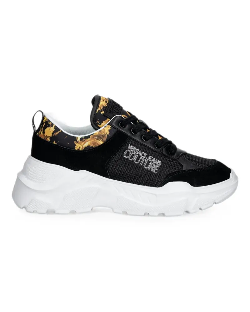 Versace Jeans lace-up sneakers - Schwarz Schwarz