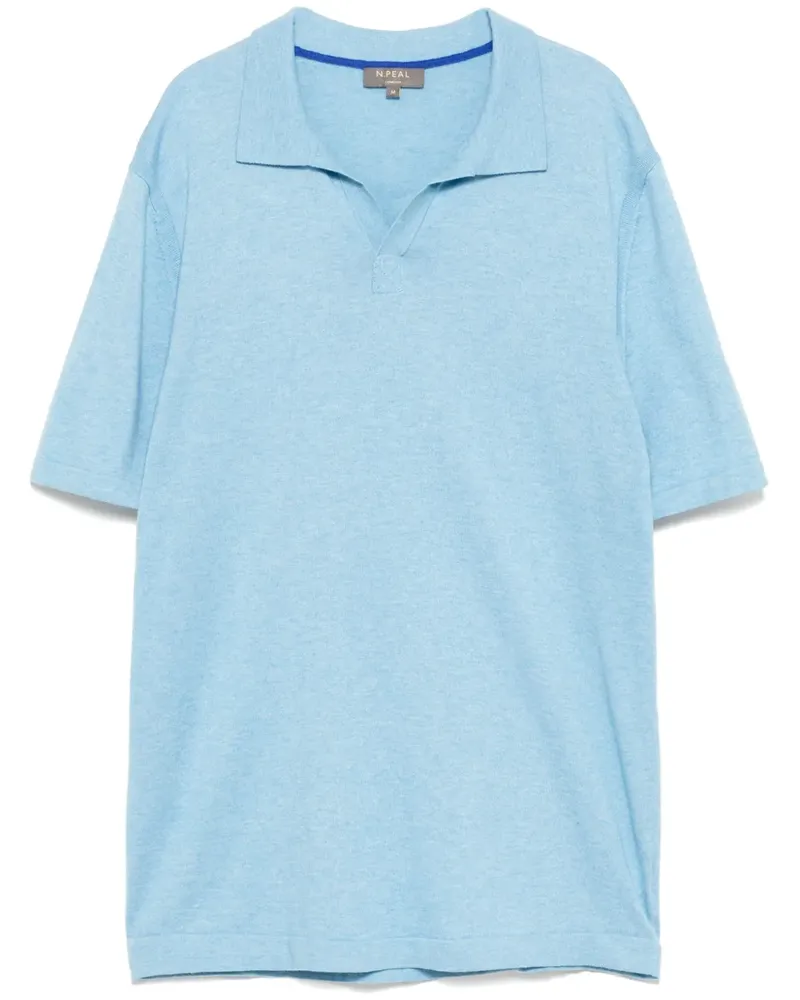 N.Peal Polo T-Shirt - Blau Blau