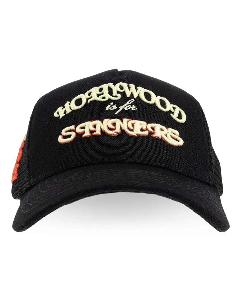 Amiri Baseballkappe mit Logo-Stickerei - Schwarz Schwarz