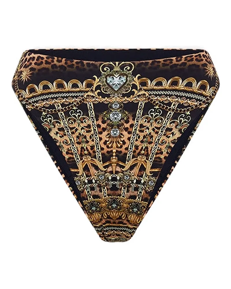 Camilla Masked Moonlight Bikinihöschen mit hohem Bund - Nude Nude