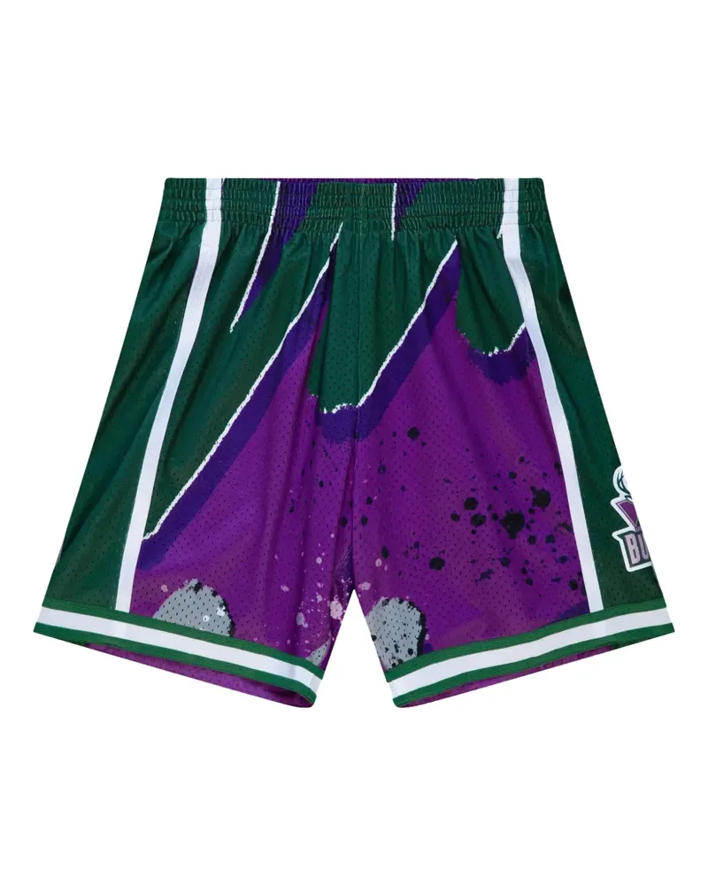Mitchell & Ness x NBA Milwaukee Bucks 2000 Hyper Hoops Swingman Shorts - Violett Violett