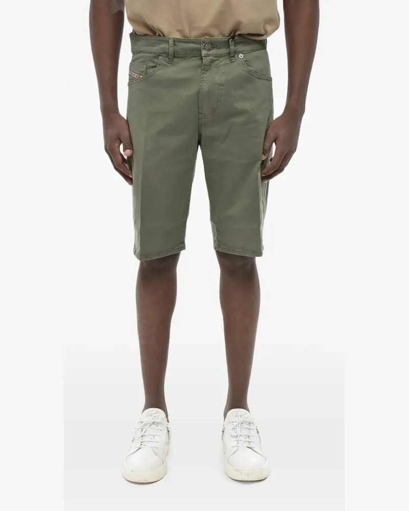 Diesel Schmale Shorts im Five-Pocket-Design - Grün Grün