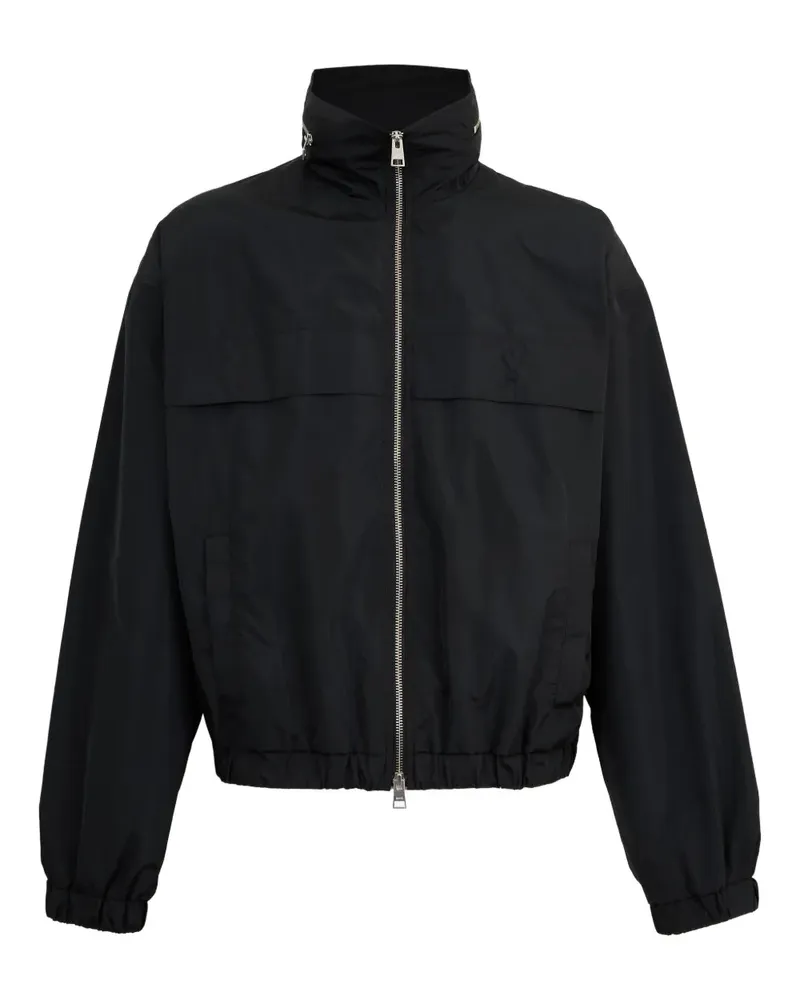 AMI Paris Wattierte Jacke mit Reißverschluss - Schwarz Schwarz