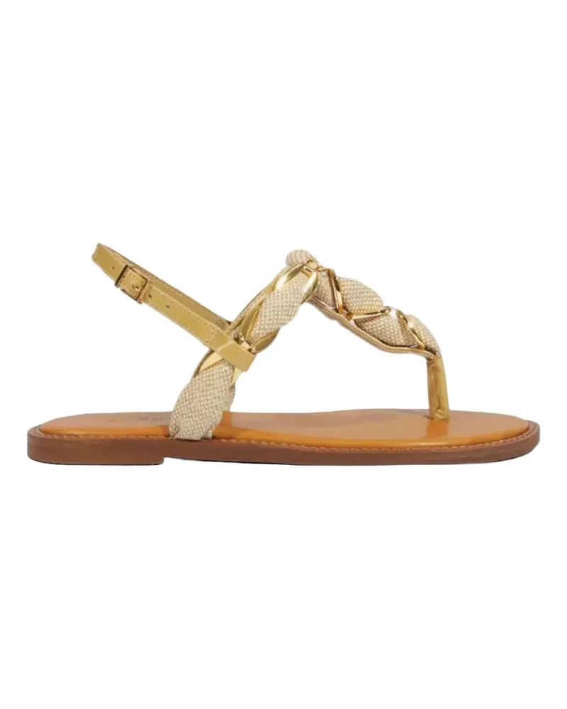 Schutz Camellia thong sandals - Braun Braun