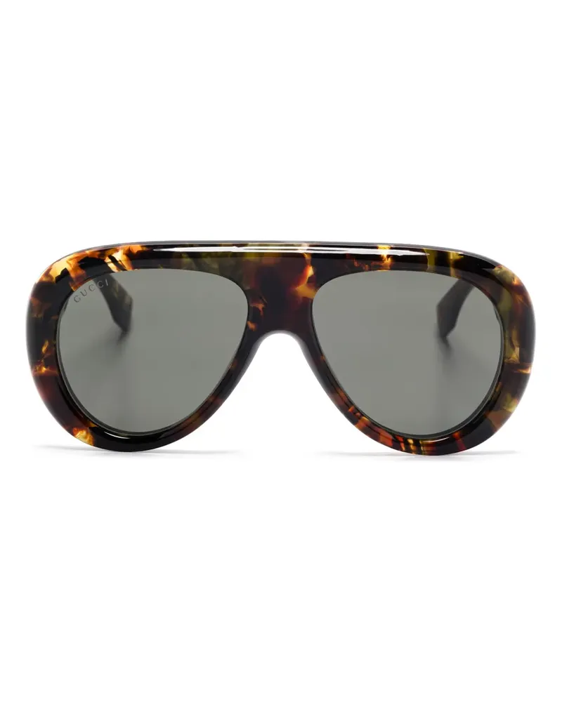 Gucci Getönte Pilotenbrille - Braun Braun