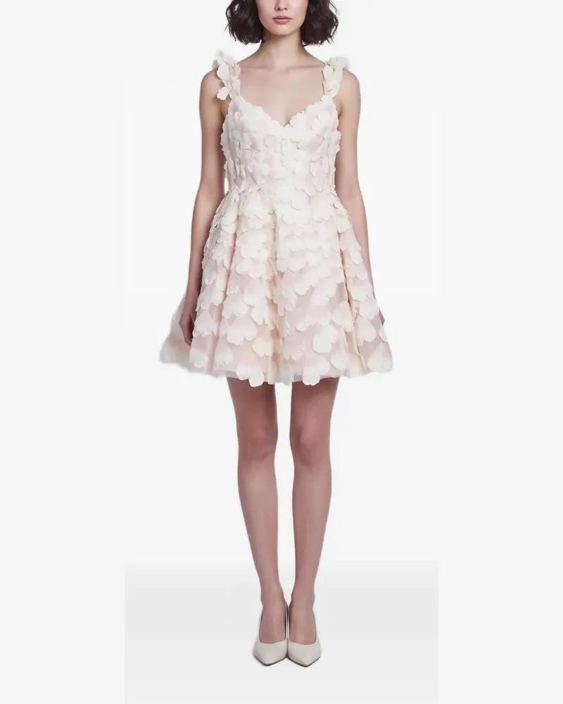 Zimmermann Prima Petal appliqué mini dress - Rosa Rosa