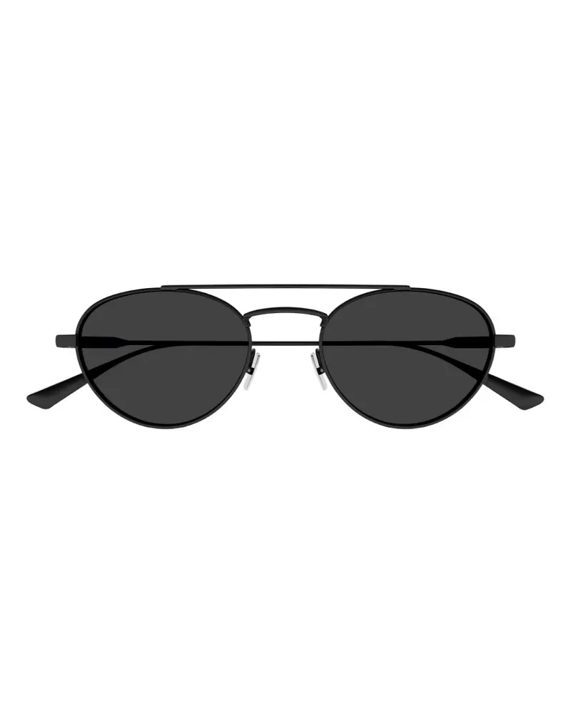 Saint Laurent SL 97 Sonnenbrille mit Doppelsteg - Schwarz Schwarz