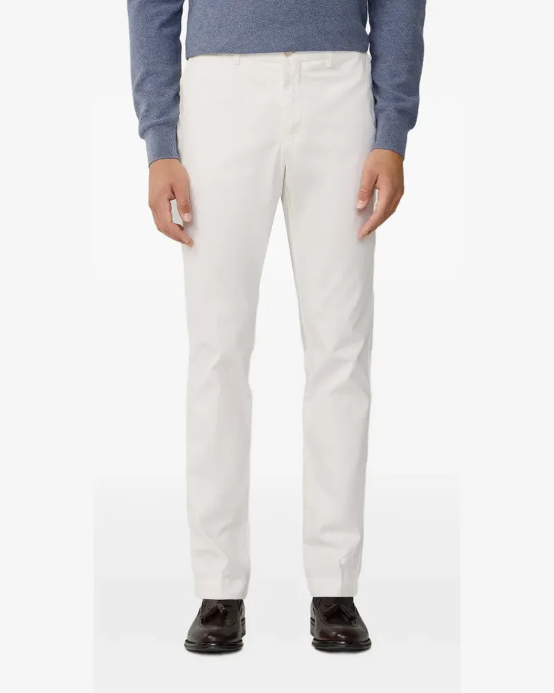 Hackett Stückgefärbte Kensington Hose - Weiß Weiß