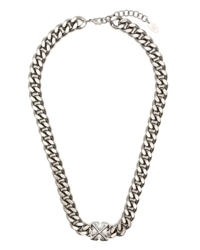 OFF-WHITE Halskette mit Pfeilen - Silber Silber
