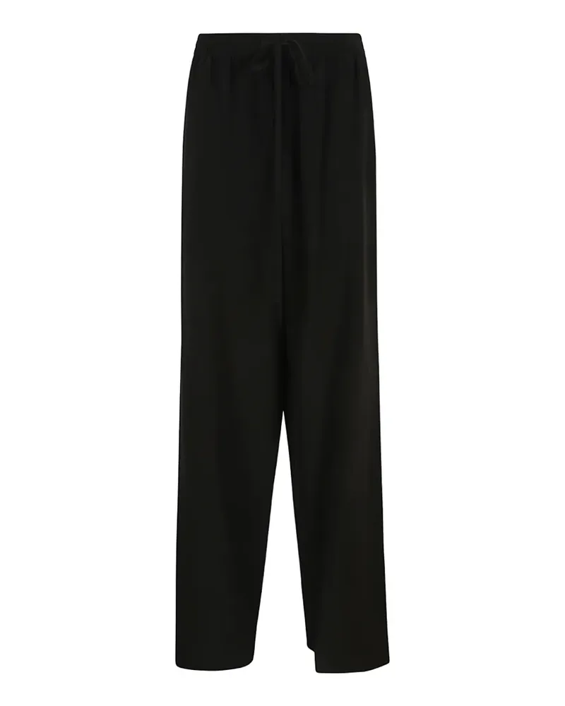 Ermanno Scervino Seidenhose mit Kordelzug - Schwarz Schwarz