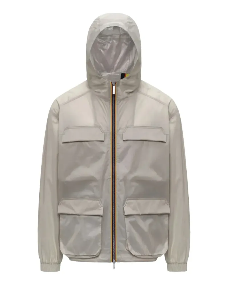 K-Way Kapuzenjacke mit Taschen - Nude Nude