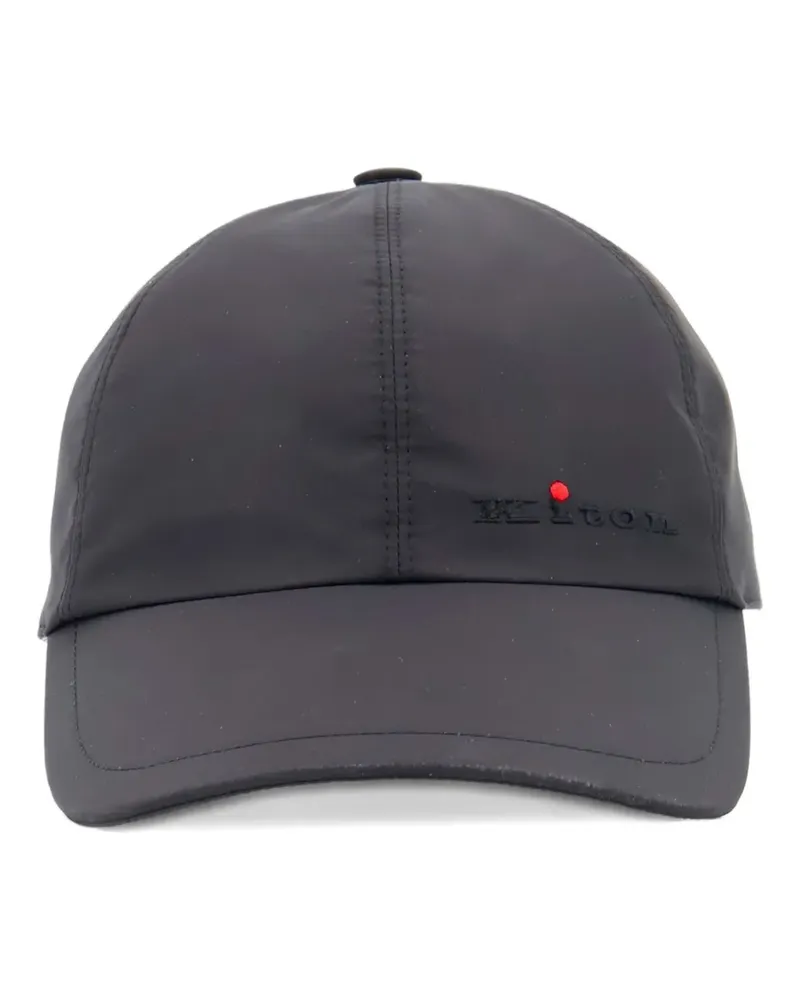 Kiton logo-embroidered baseball cap - Schwarz Schwarz