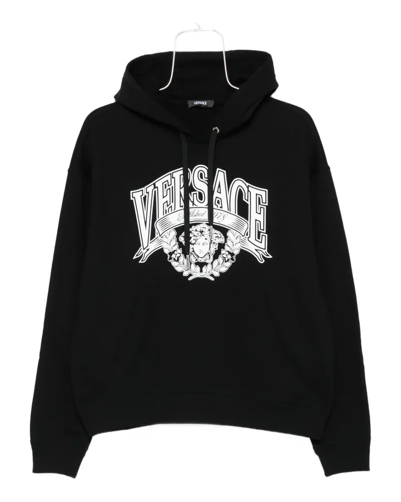 Versace Hoodie mit Medusa-Print - Schwarz Schwarz