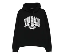 Hoodie mit Medusa-Print - Schwarz