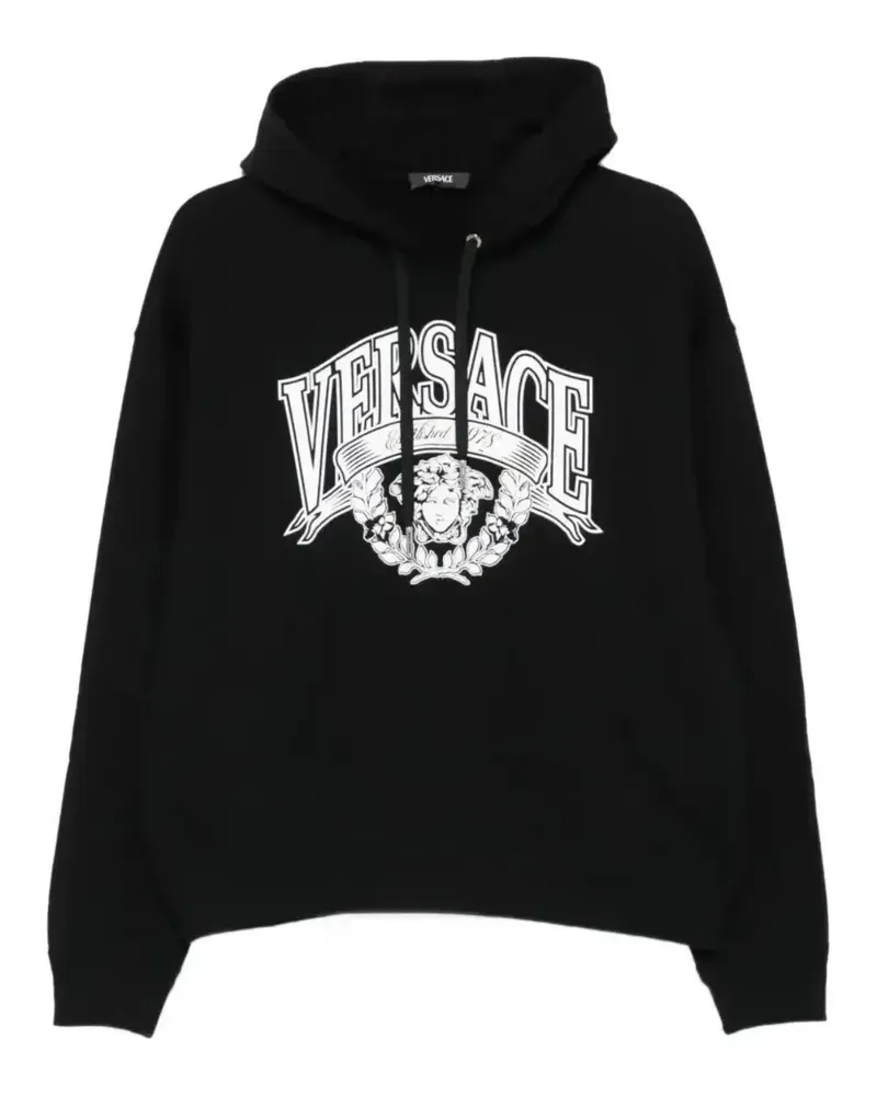 Versace Hoodie mit Medusa-Print - Schwarz Schwarz