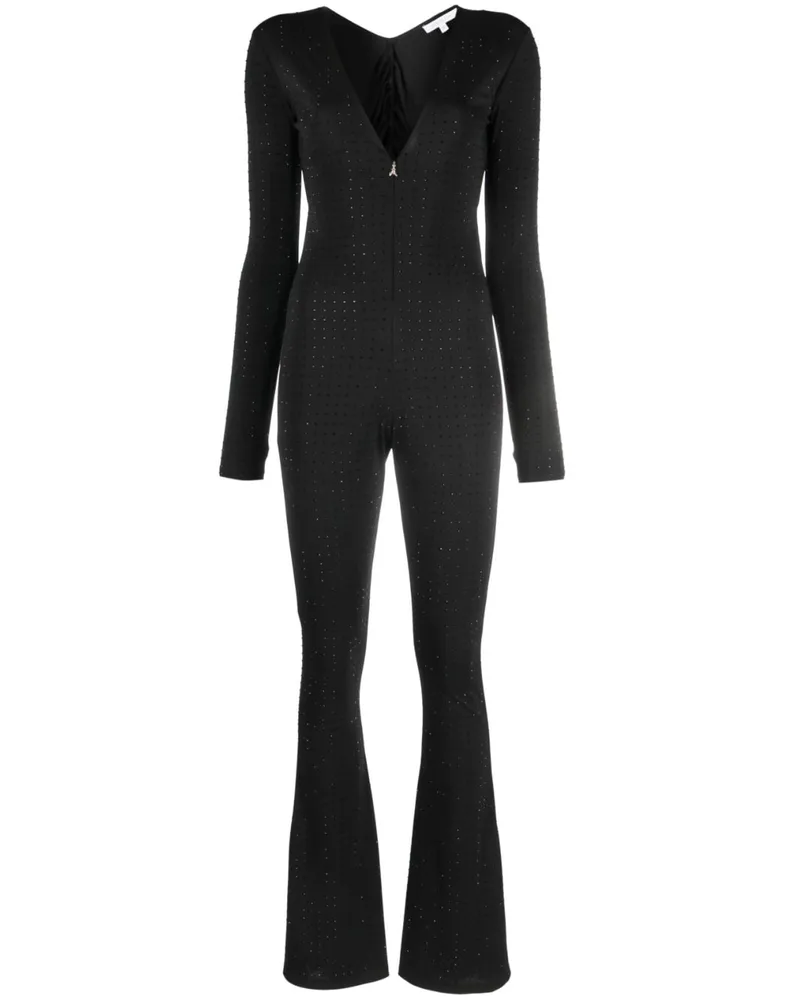 Patrizia Pepe Verzierter Jumpsuit - Schwarz Schwarz