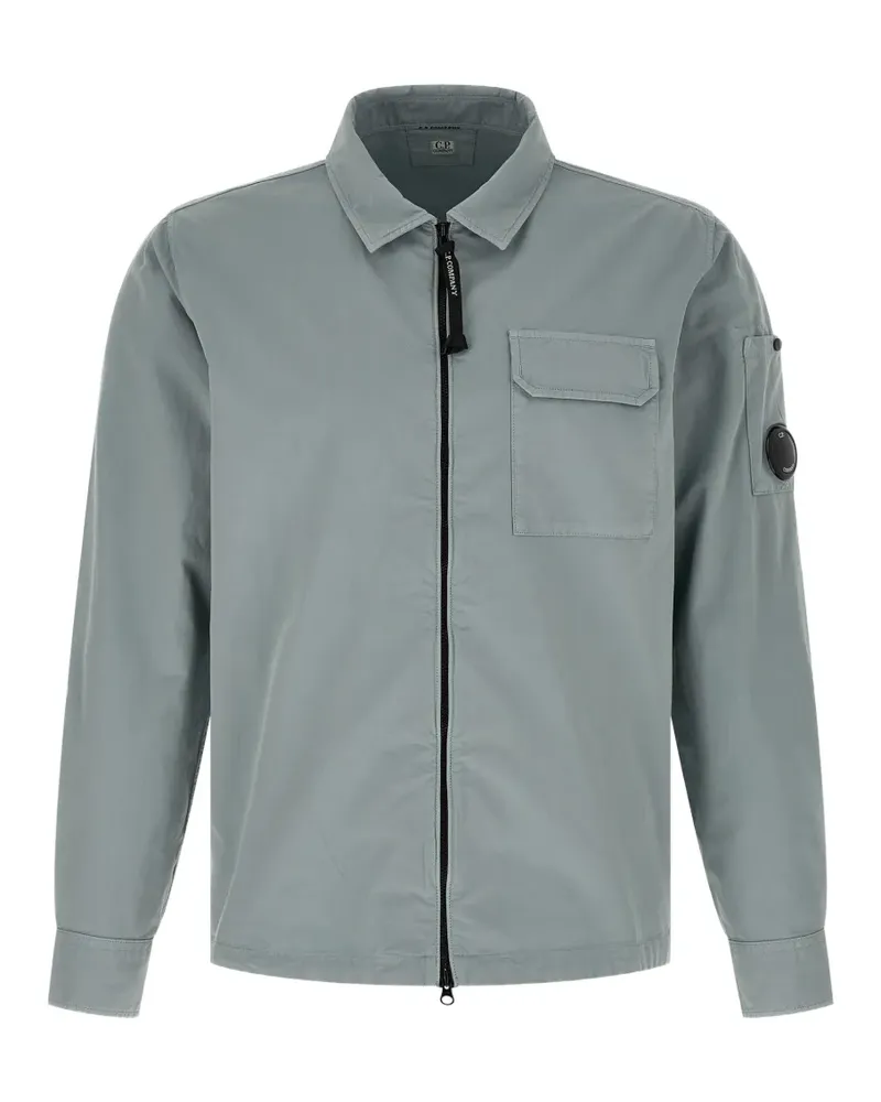 C.P. Company Hemdjacke mit Brusttasche - Blau Blau