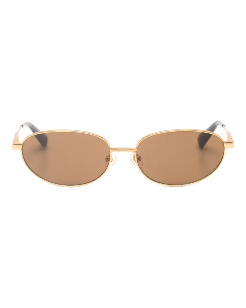 Jacquemus oval-frame sunglasses - Gold Gold