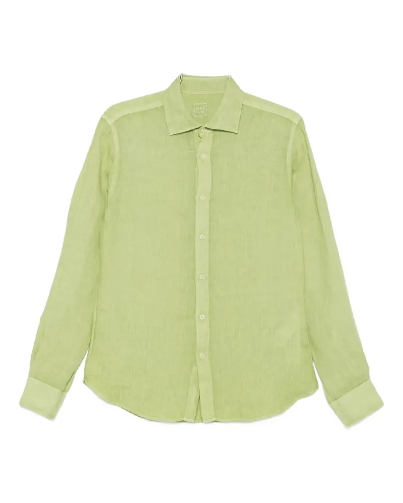 120% Lino long-sleeve shirt - Grün Grün