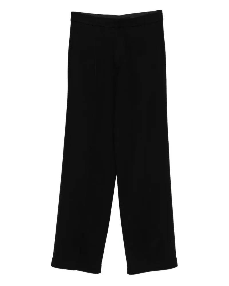 forte_forte Hose mit Falten - Schwarz Schwarz