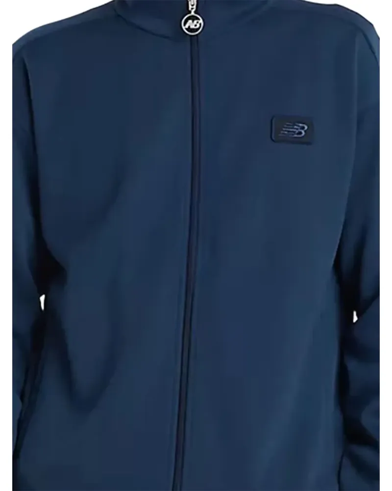 New Balance Sweatshirt mit Logo-Patch - Blau Blau