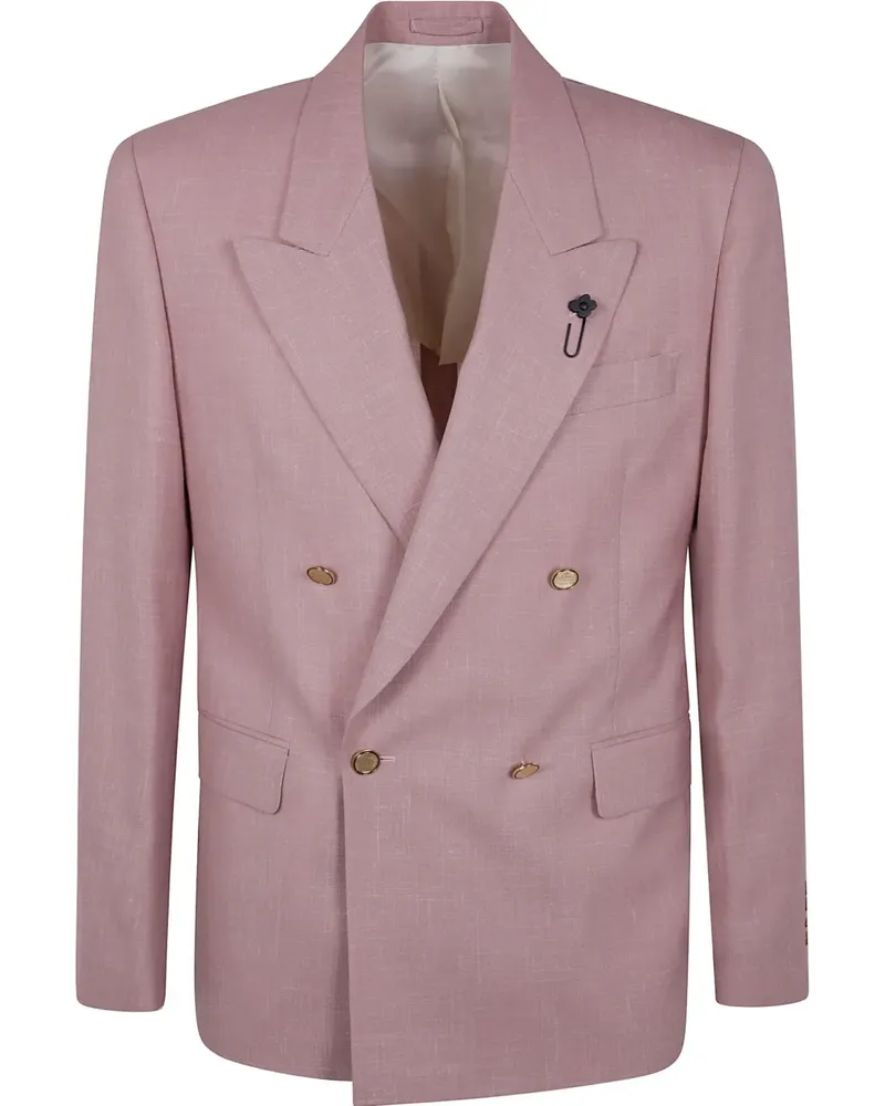 LARDINI Doppelreihiges Sakko - Rosa Rosa