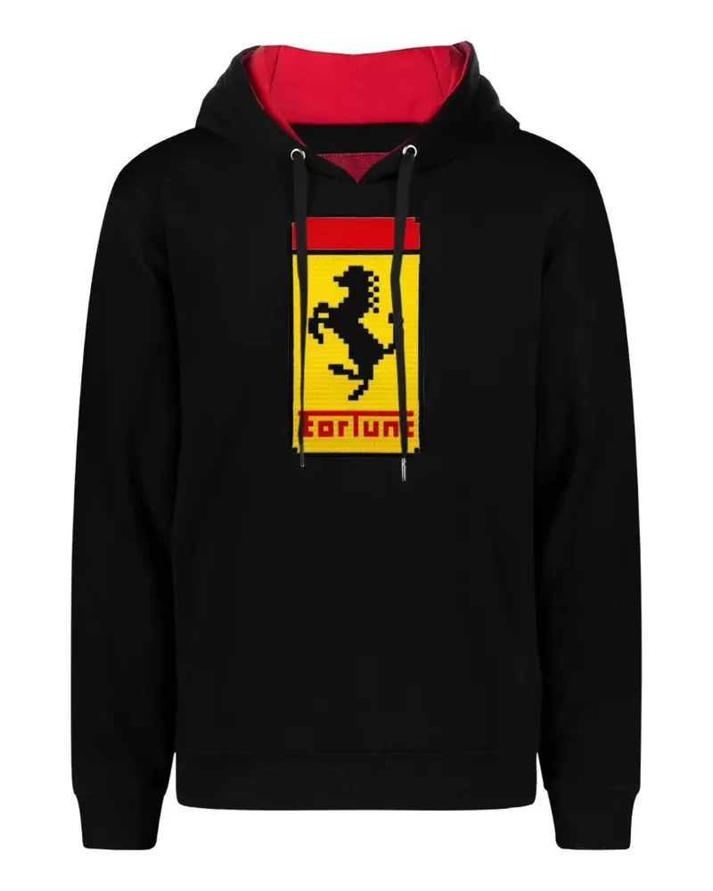 Mostly Heard Rarely Seen Hoodie mit Pferdeprint - Schwarz Schwarz