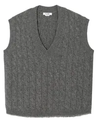 RE/DONE Top mit Muster Grau