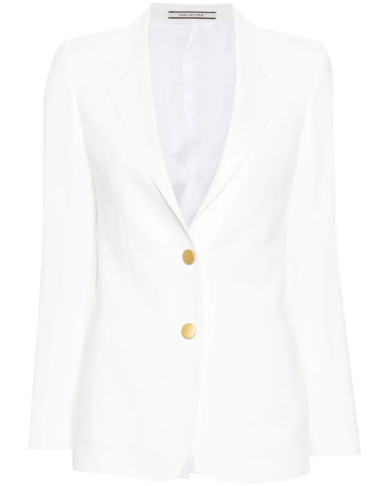 Tagliatore Einreihiger Parigi Blazer - Weiß Weiß
